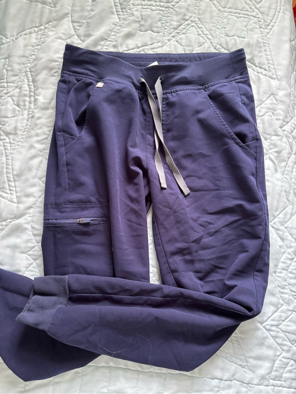 Women’s Figs Navy Blue Drawstring Scrubs